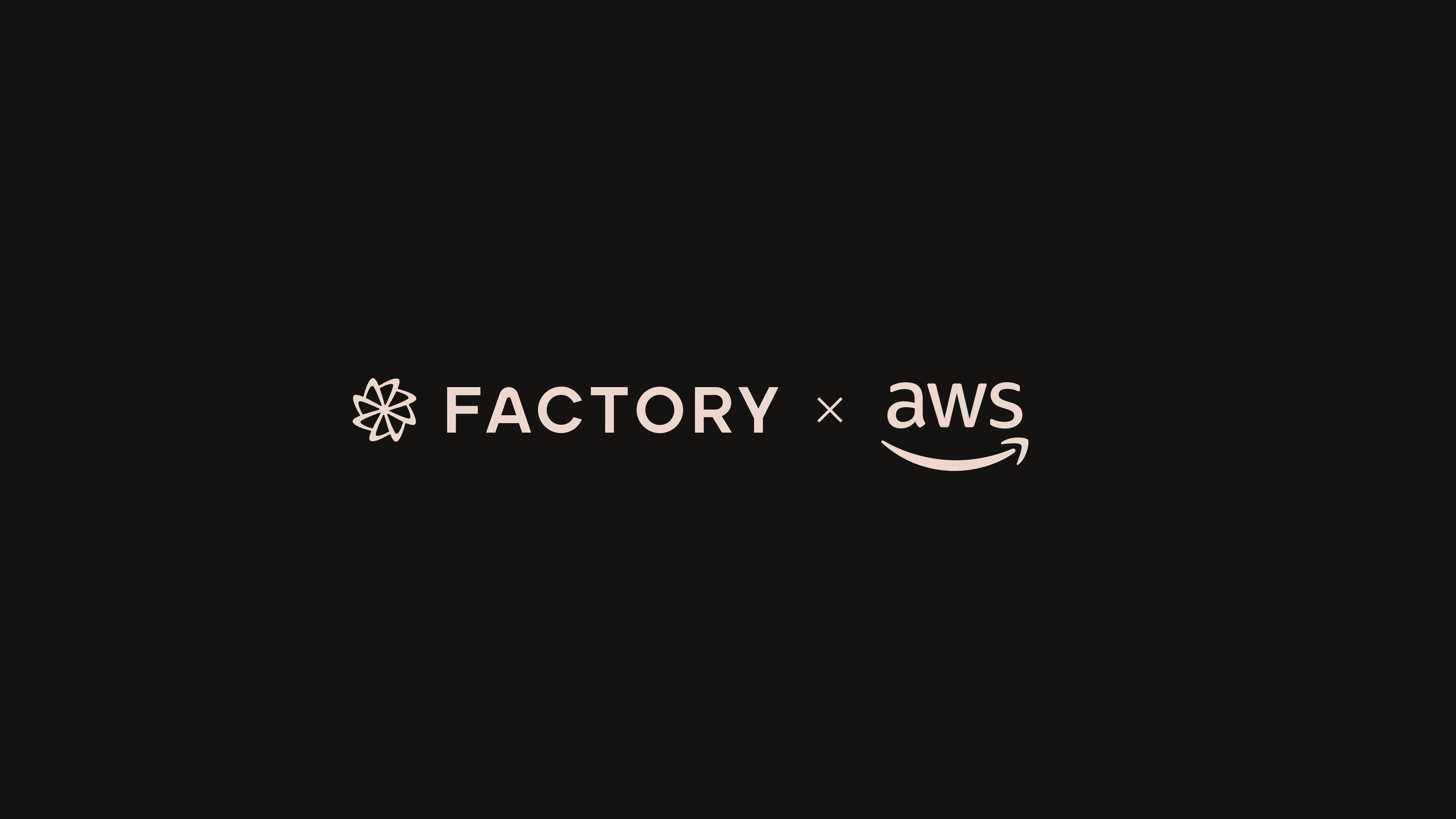 AWS and Factory Partnership
